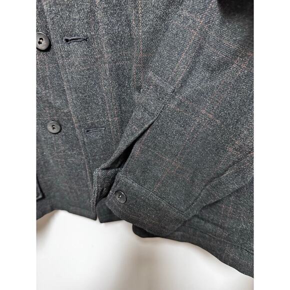 Field & Stream Vintage Flannel Jacket Shirt 1950's Rockabilly All Wool Size 46 - Picture 9 of 10